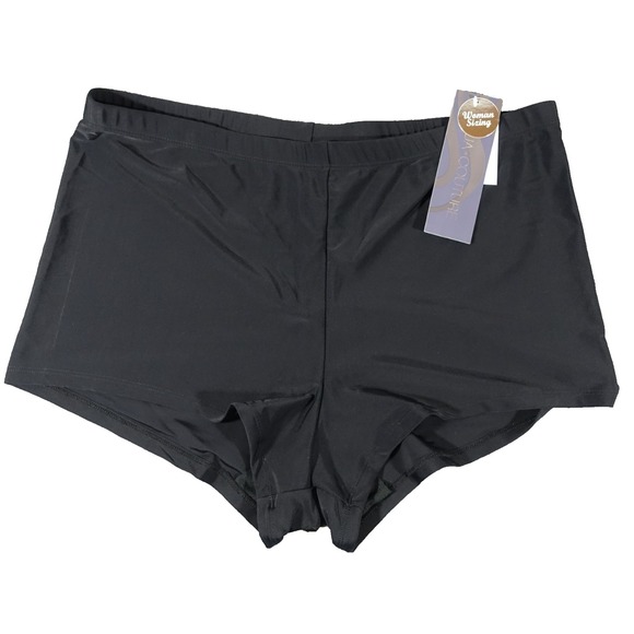 Aqua Couture Other - Aqua Couture Swim Shorts Plus Women 18W Black NWT